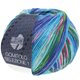Lana Grossa GOMITOLO SELEZIONE 1 | 1004-azul violeta/azul turquesa/azul pastel/rosa vívida/rosa/verde claro/verde oscuro/blanco