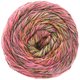 Lana Grossa GOMITOLO SUMMER TWEED | 03-gris oscuro/ciclamino/amarillo/azalea/albaricoque