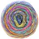 Lana Grossa GOMITOLO SUMMER TWEED | 05-azul violeta/amarillo maiz/turquesa/ciclamino/rojo violeta
