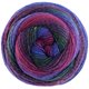 Lana Grossa GOMITOLO VERSIONE | 454-tinta azul/rojo violeta/violeta oscuro/fucsia/verde bosque