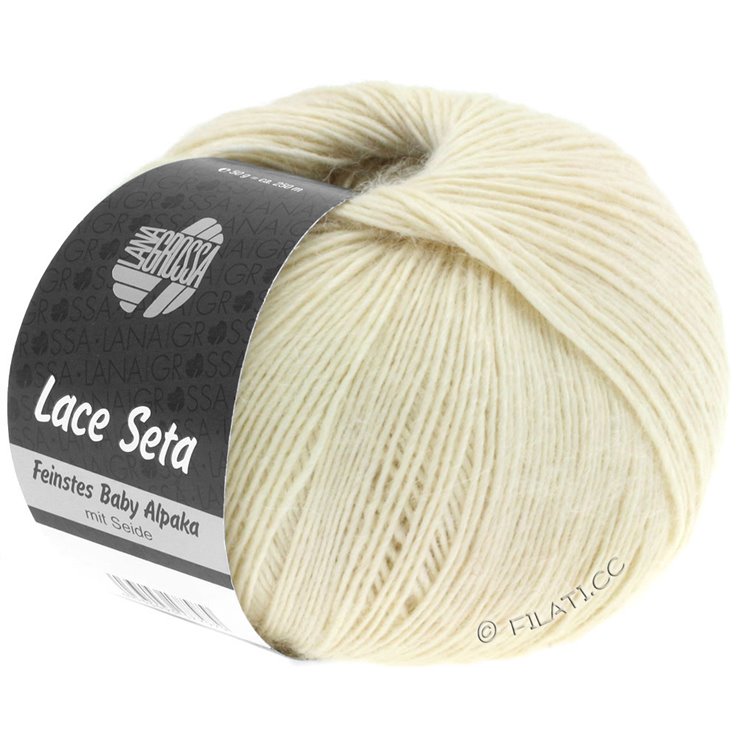 Lana Grossa LACE SETA | 01-color crudo