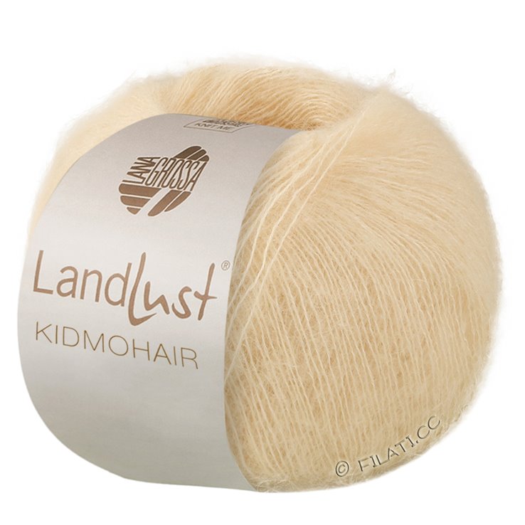 Lana Grossa LANDLUST KIDMOHAIR | 02-cáscara de huevo