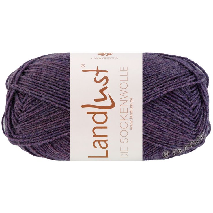 Lana Grossa LANDLUST DIE SOCKENWOLLE 50g Mélange | 1601-violeta oscuro mezcla