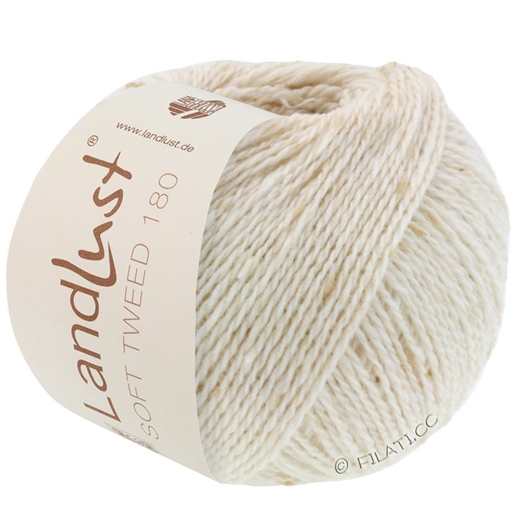 Lana Grossa LANDLUST Soft Tweed 180 | 101-naturaleza mezcla