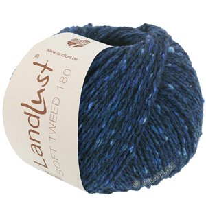 Lana Grossa LANDLUST Soft Tweed 180 | 114-azul oscuroro mezcla