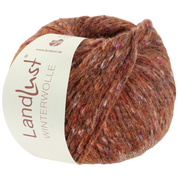 Lana Grossa LANDLUST WINTERWOLLE Tweed | 101-herrumbre mezcla