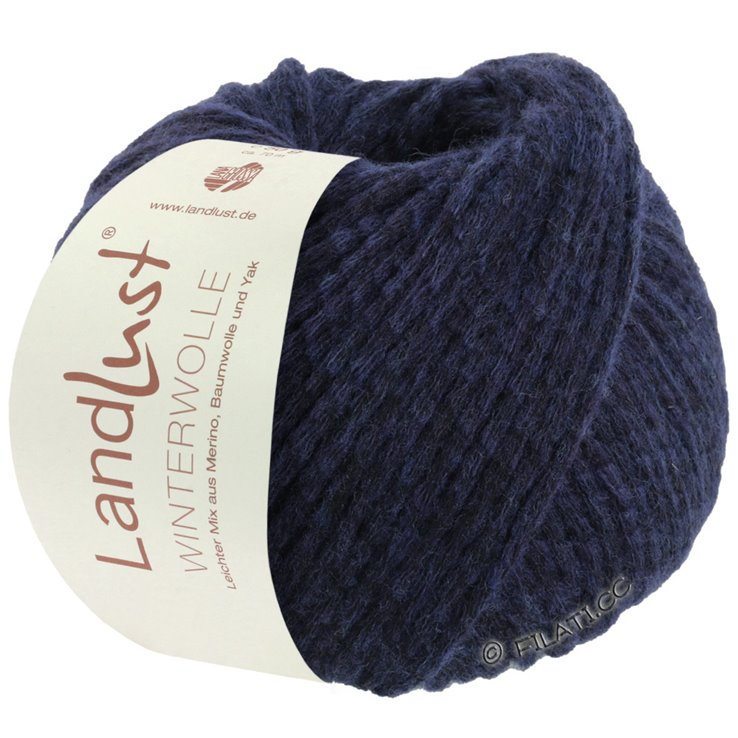 Lana Grossa LANDLUST WINTERWOLLE | 31-azul noche mezcla