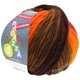 Lana Grossa LEI Dégradé | 506-naranja/rojo/marrón