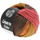 Lana Grossa LINARTE Color | 213-frambuesa/naranja pastel/amarillo mostaza/marrón