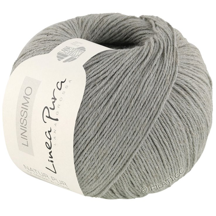 Lana Grossa LINISSIMO (Linea Pura) | 03-gris piedra