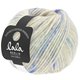 Lana Grossa LOVELY COTTON Inserto (lala BERLIN) | 109-color crudo/azul paloma/azul claro