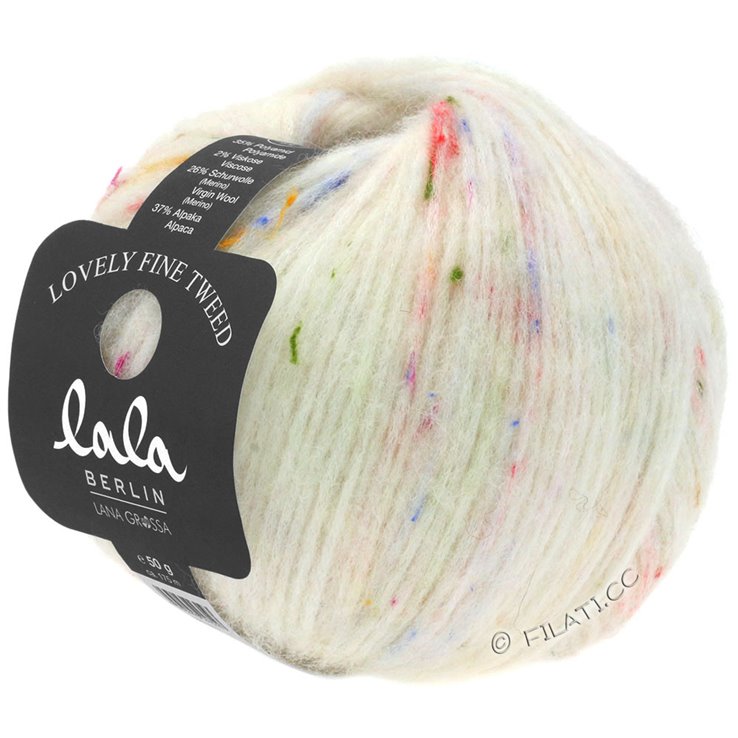 Lana Grossa LOVELY Fine Tweed (lala BERLIN) | 101-blanco