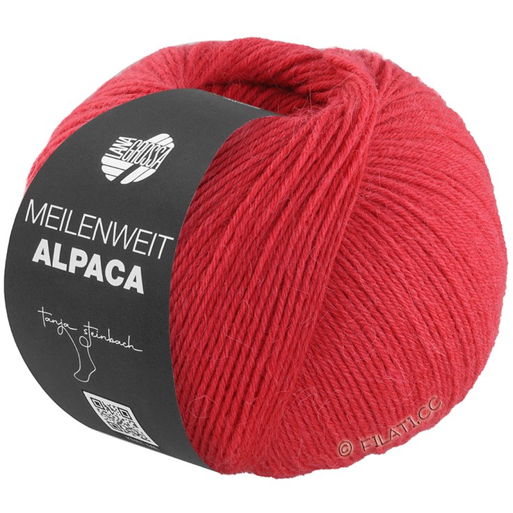 Lana Grossa MEILENWEIT 6-FACH 150g Alpaca | 1003-rojo