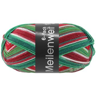 Lana Grossa MEILENWEIT 6-FACH 150g Merino Christmas Lurex