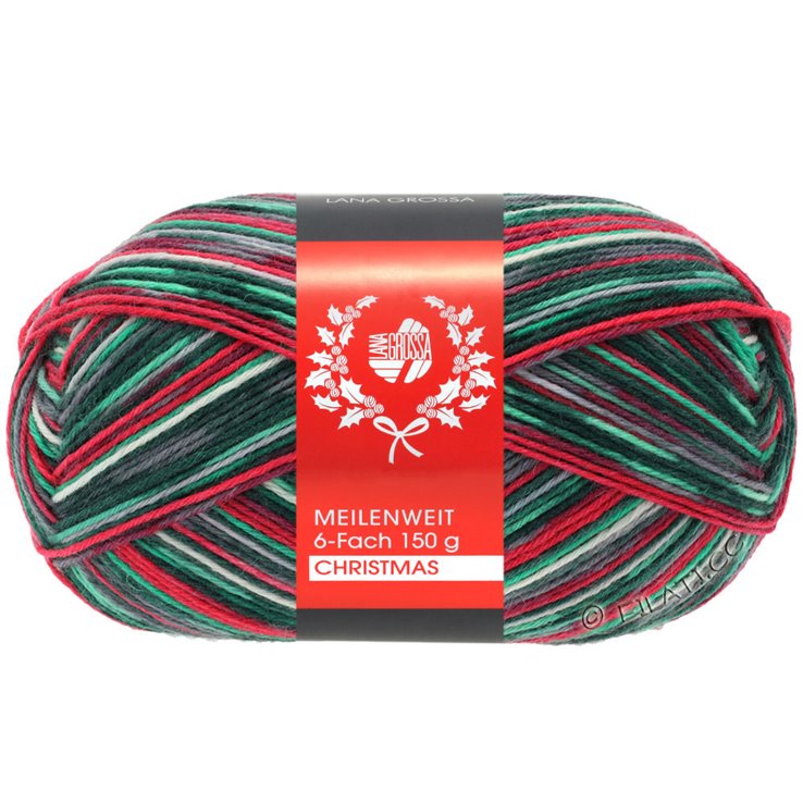 Lana Grossa MEILENWEIT 6-FACH 150g Christmas | 9515-