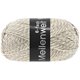 Lana Grossa MEILENWEIT 6-FACH 150g Mouliné/Tweed | 8508-beige/blanco