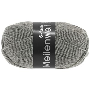 Lana Grossa MEILENWEIT 6-FACH 150g  Uni | 8961-gris mezcla