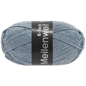 Lana Grossa MEILENWEIT 6-FACH 150g  Uni | 9226-azul claro mezcla