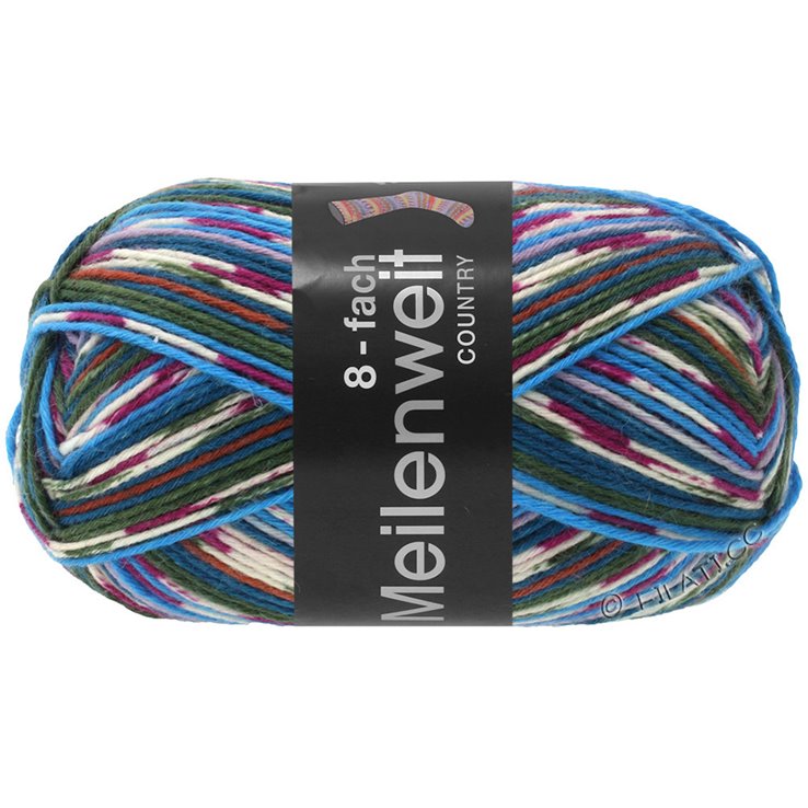 Lana Grossa MEILENWEIT 8-FACH 150g Country | 9931-