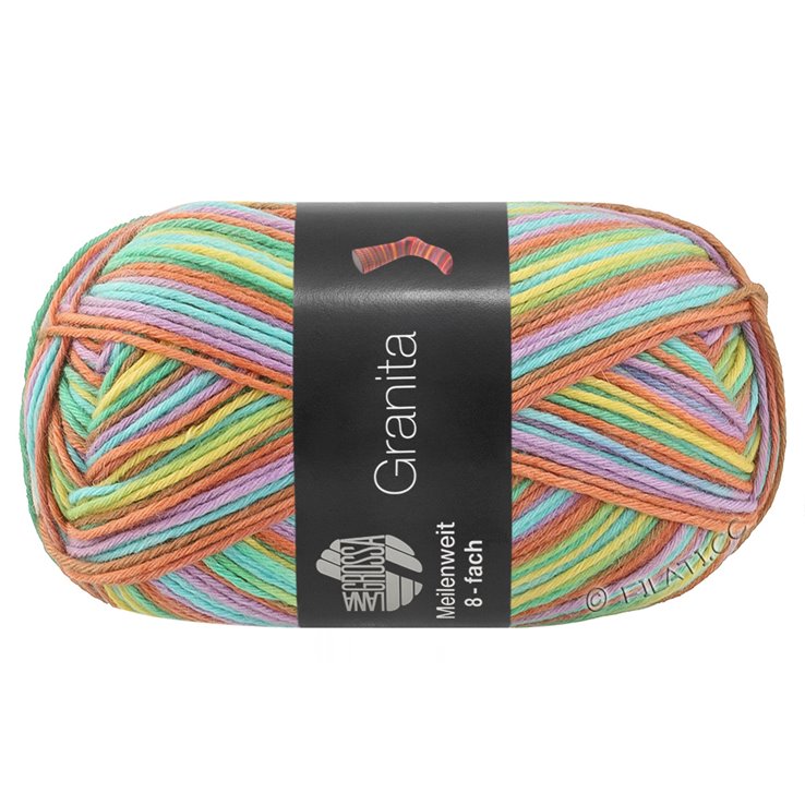 Lana Grossa MEILENWEIT 8-FACH 150g Granita | 9972-