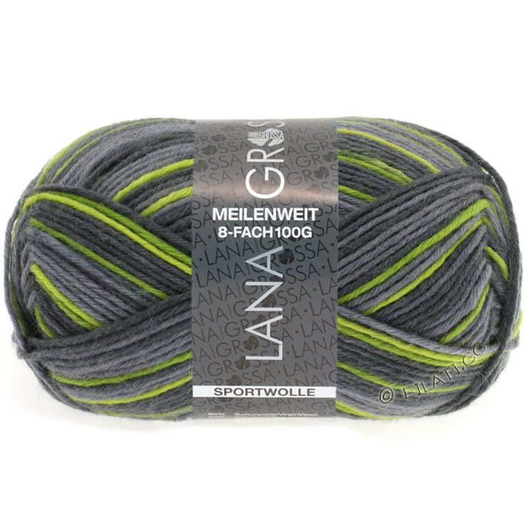 Lana Grossa MEILENWEIT 8-FACH 100g Print | 9575-