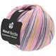 Lana Grossa MEILENWEIT 100g Cashmere Street (ABOUT BERLIN) | 836-rosa/gris claro/gris oscuro/amarillo/rosa polvo
