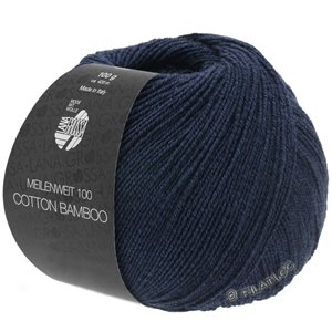 Lana Grossa MEILENWEIT 100g Cotton Bamboo | 08-azul noche