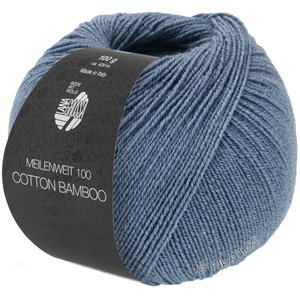 Lana Grossa MEILENWEIT 100g Cotton Bamboo | 34-jeans azul