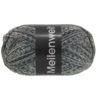 Lana Grossa MEILENWEIT 100g Black Denim Mix