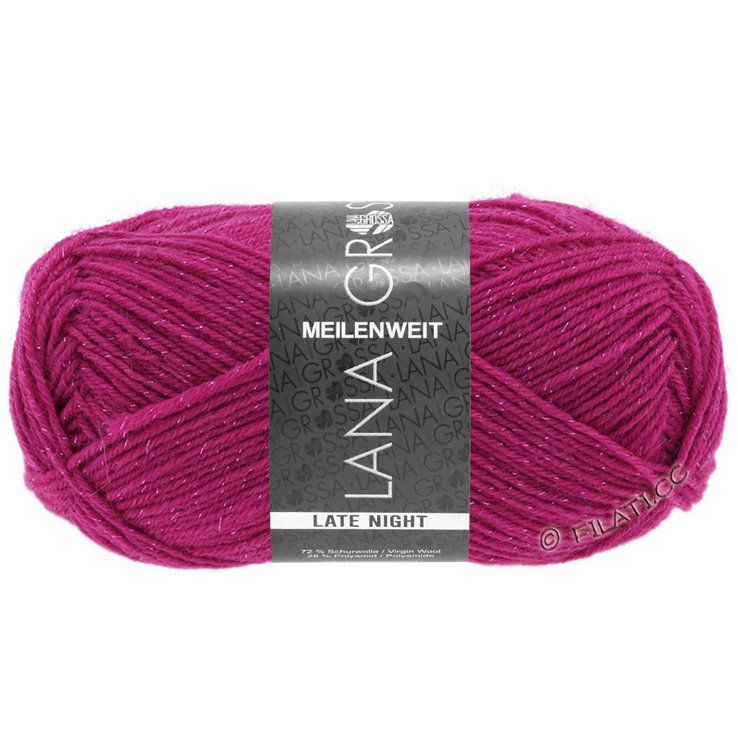 Lana Grossa MEILENWEIT 50g Late Night | 2901-rosa vívida