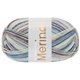 Lana Grossa MEILENWEIT 100g Merino Extrafine Denim Mix | 2605-color crudo/gris claro/gris medio/gris oscuro/azul violeta/azul oscuroro