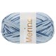 Lana Grossa MEILENWEIT 100g Merino Extrafine Denim Mix | 2606-gris claro/color crudo/gris oscuro/gris azul