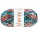 Lana Grossa MEILENWEIT 100g Merino Extrafine Meran | 2581-gris claro/antracita/naranja/rosa/turquesa/verde botella/frambuesa
