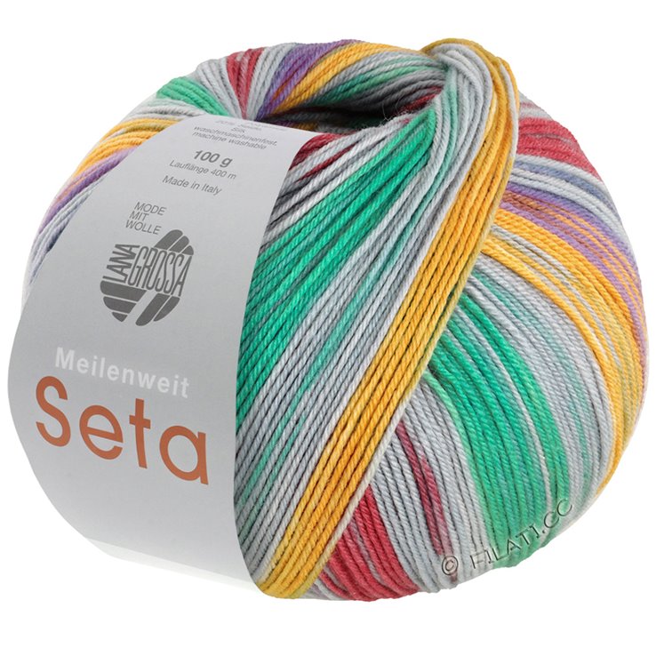 Lana Grossa MEILENWEIT 100g Seta Lampone | 3444-