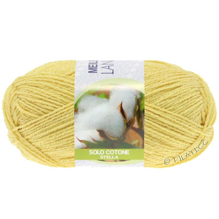 Lana Grossa MEILENWEIT 50g Solo Cotone Stella | 3603-amarillo