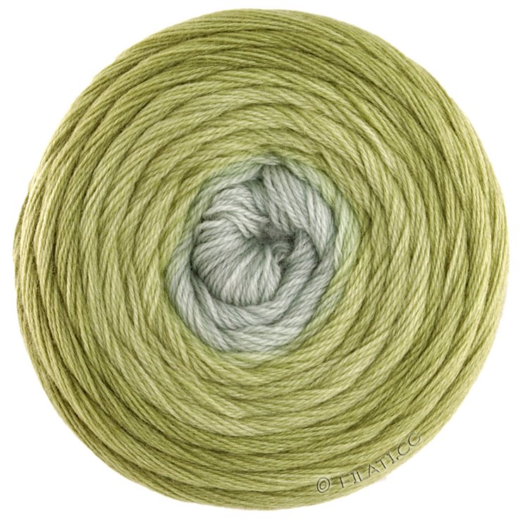 Lana Grossa MERINO LACE AQUARELL | 01-oliva/oliva claro/gris verde
