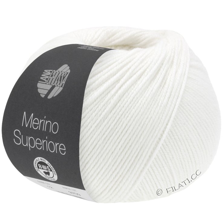 Lana Grossa MERINO SUPERIORE | 01-blanco
