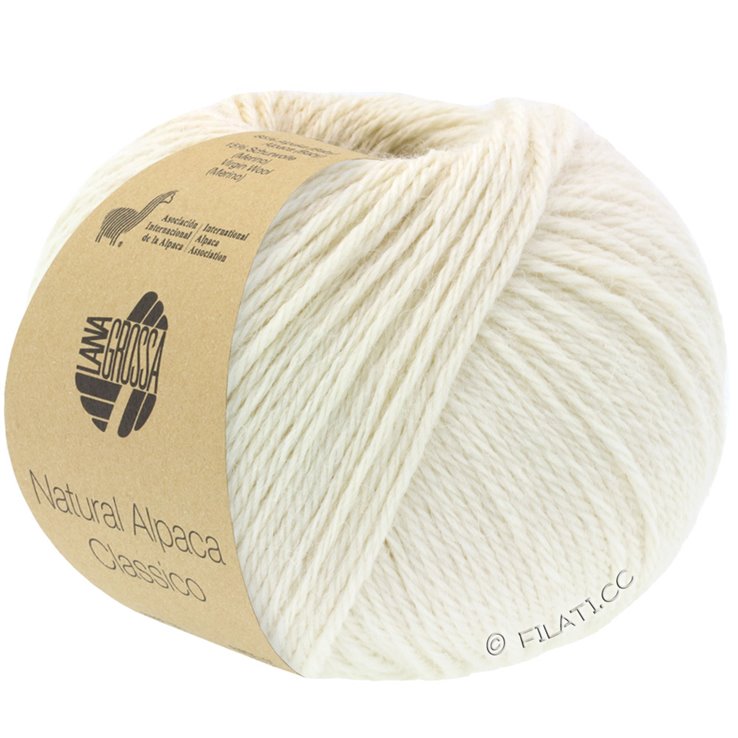 Lana Grossa NATURAL ALPACA Classico | 101-color crudo