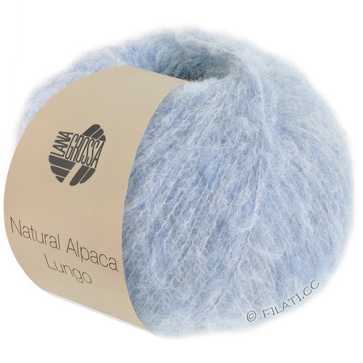 Lana Grossa NATURAL ALPACA Lungo | 06-azul claro