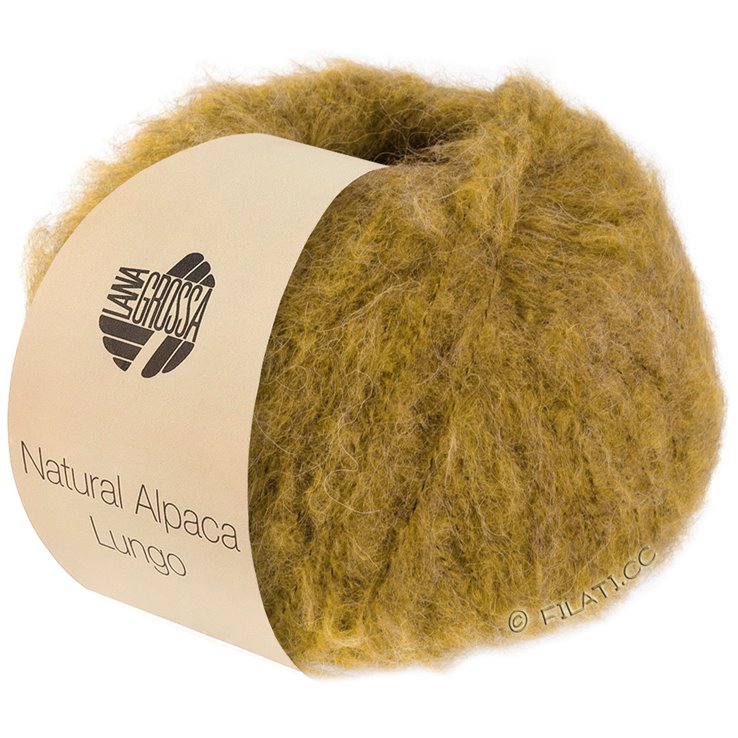 Lana Grossa NATURAL ALPACA Lungo | 16-mostaza