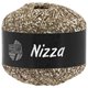 Lana Grossa NIZZA | 10-blanco/gris marrón/oro