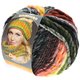 Lana Grossa OLYMPIA Classic | 047-naranja/pistacho/oliva/blanco/gris/negro