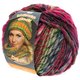 Lana Grossa OLYMPIA Classic | 055-verde claro/naranja/rosa vívida/gris claro/gris oscuro/fucsia