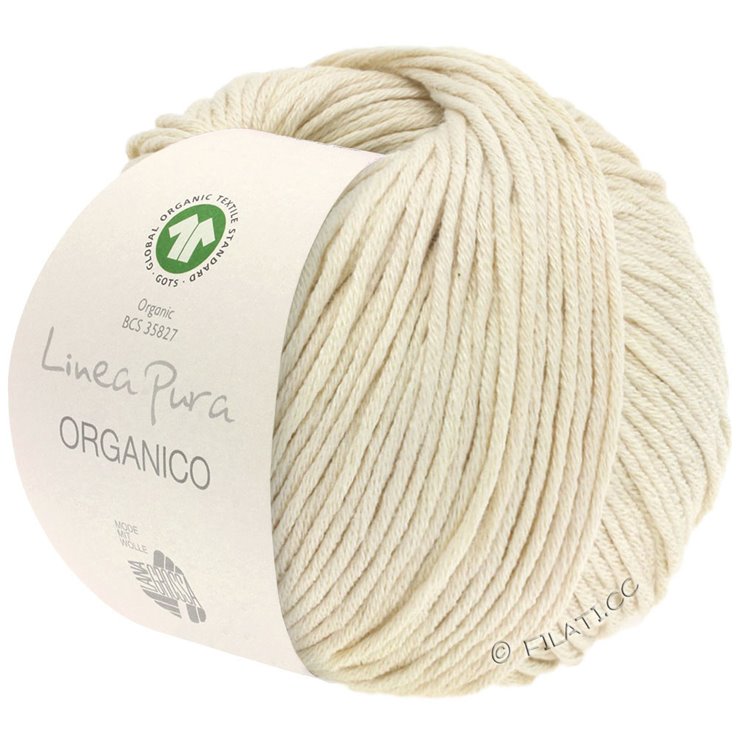 Lana Grossa ORGANICO (Linea Pura) | 006-color crudo