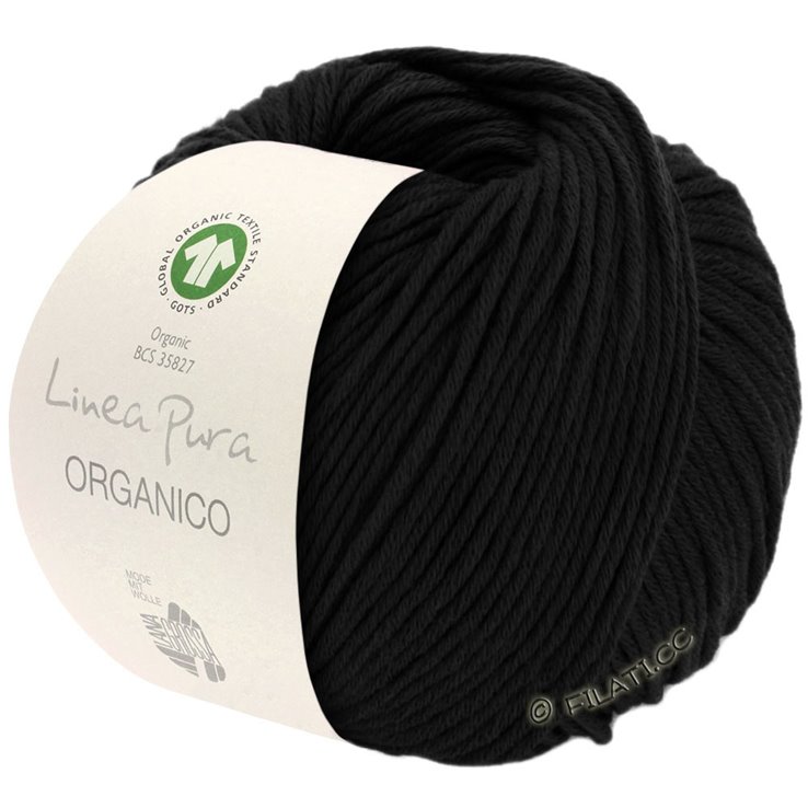 Lana Grossa ORGANICO (Linea Pura) | 014-negro