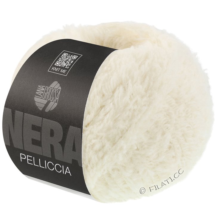 Lana Grossa PELLICCIA (Nera) | 01-crema