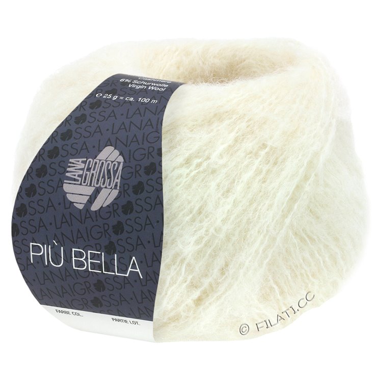 Lana Grossa PIÙ BELLA | 01-color crudo