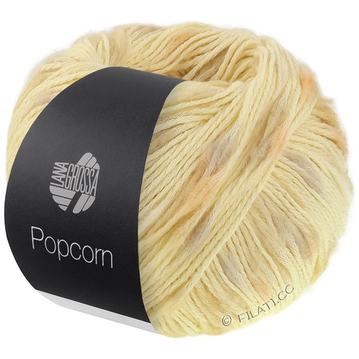 Lana Grossa POPCORN | 01-vainilla/beige/amarillo/naranja