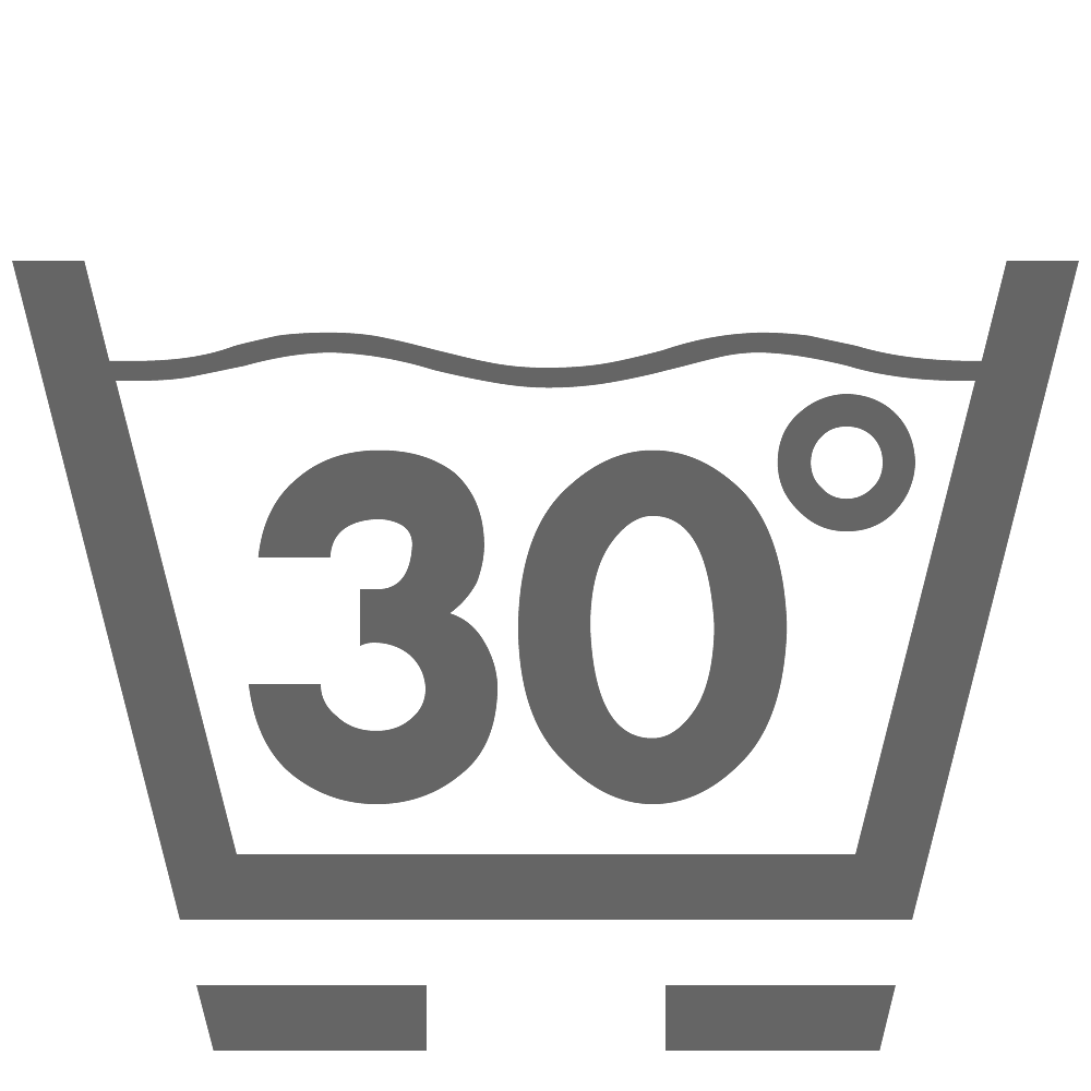 Lavar a 30°C (muy suavemente)