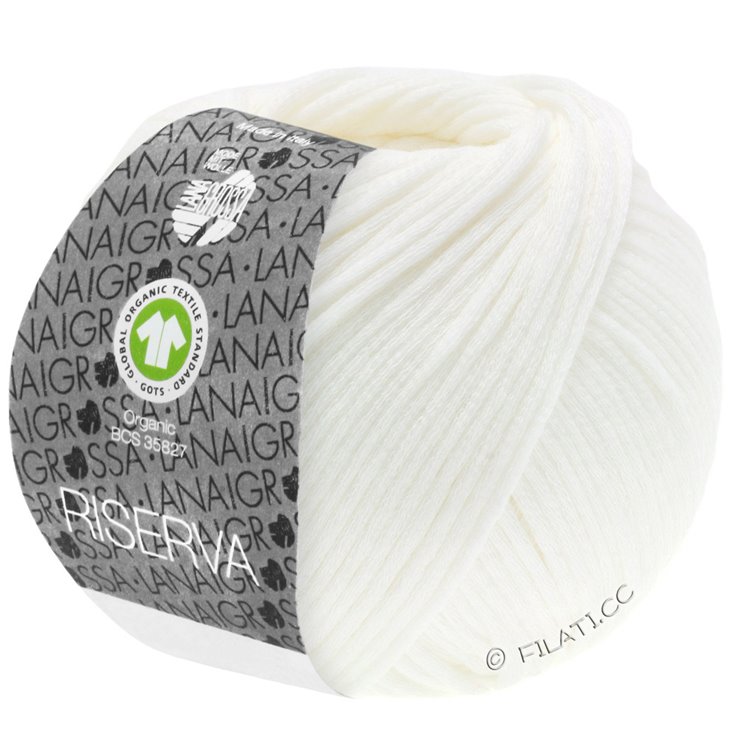 Lana Grossa RISERVA (GOTS) | 01-blanco
